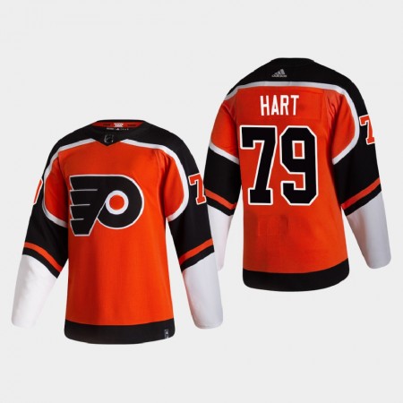 Herren Eishockey Philadelphia Flyers Trikot Carter Hart 79 2020-21 Reverse Retro Authentic